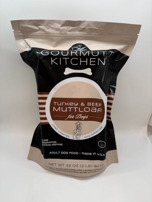 Turkey Beef Muttloaf (2LBS) - The Gourmutt Kitchen